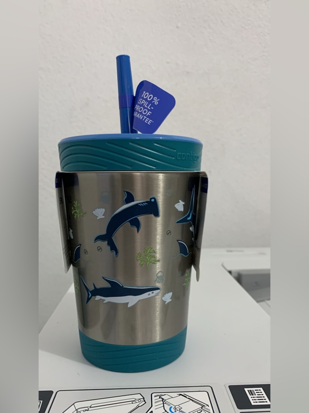 Contigo-Kids SPT SS Gummy Shark (12 oz) - Picture 4 of 9